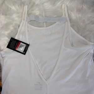 White Nike Dry Fit Tank Top